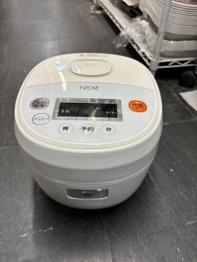 ☆中古￥3,300！NEOVE　3合ジャー炊飯器　家電　2020年製　RRS-AM30WT型　【BD042】