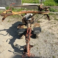 YANMAR 管理機　トラクタ- 畑　鋤付き　直引限定、着払いの画像