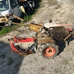 YANMAR 管理機　トラクタ- 畑　鋤付き　直引限定、着払いの画像