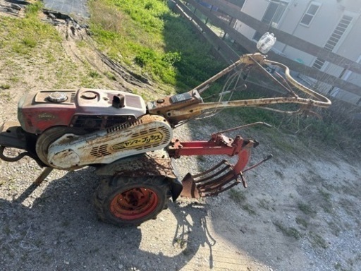 YANMAR 管理機　トラクタ- 畑　鋤付き　直引限定、着払い