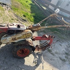 YANMAR 管理機　トラクタ- 畑　鋤付き　直引限定、着払いの画像