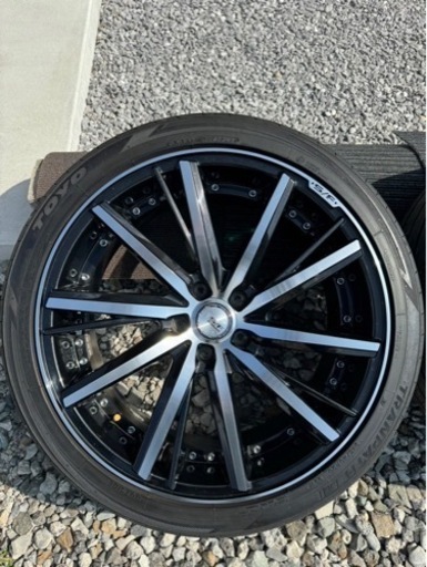 【値下げ】タイヤ付き社外ホイール4本セット【28217 C-83】