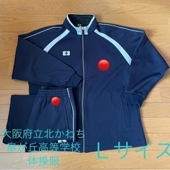 大阪府立北かわち皐が丘高等学校男子体操服上下