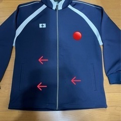 大阪府立北かわち皐が丘高等学校男子体操服上衣のみの画像