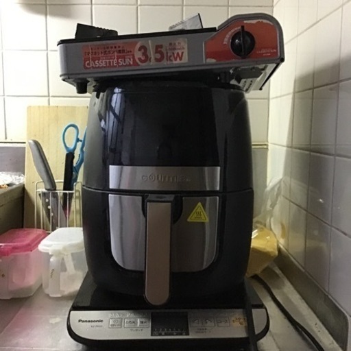 電子レンジ　カセットコロン　エアフライヤー　キッチン家電