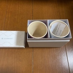 新品未使用　ル・クルーゼペアショートカップの画像
