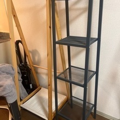 黒　ラック　家具 収納家具 スチールラック