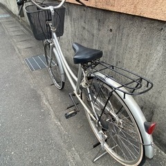 ママチャリ自転車‼️カゴ付き大活躍　
の画像