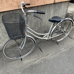 ママチャリ自転車‼️カゴ付き大活躍　
の画像