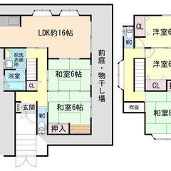 敷金・礼金なし！初期費用格安ペット飼育相談可の戸建て！お部屋は広...