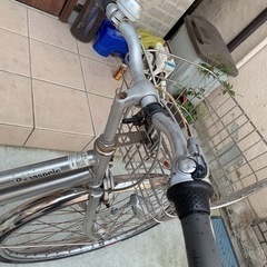 【前輪タイヤ新品！】自転車 クロスバイク 27ｲﾝﾁ Panasonicの画像