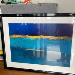 木の彫刻・沖縄の海のオブジェの画像