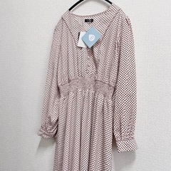 新品タグ付き　NowNow michill フェミニン　ロングワンピースの画像