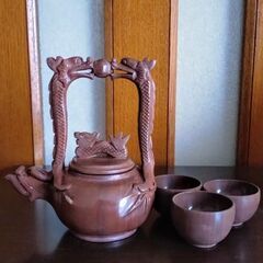 中国茶器４点セット（未使用品・訳あり）