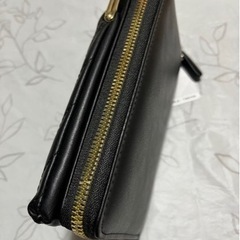 マルチウォレット  黒 がま口  ショルダーの画像