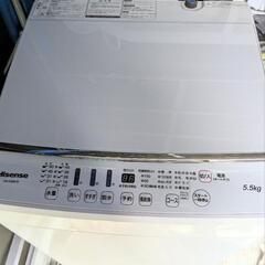Hisense ハイセンス 洗濯機 5.5kg 2021年製 Hw-G55B-W