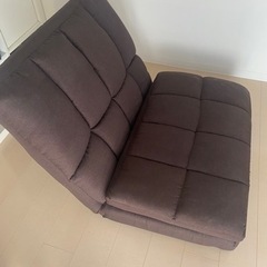 リクライニングソファ　ベッドにも出来るの画像