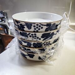 無料☆金彩の深皿、角皿など食器8点とﾎﾞﾄﾙﾀﾝﾌﾞﾗｰ1点