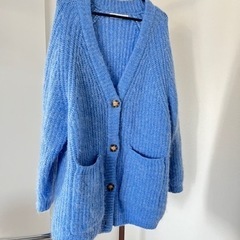 【ZARA】リブニットカーディガン　※4/22まで限定値下げ⭐️