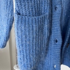 【ZARA】リブニットカーディガン　※4/22まで限定値下げ⭐️の画像