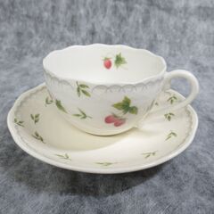 HOYA CHINA JAPAN　カップ＆ソーサー5客セット　果物柄 食器　の画像
