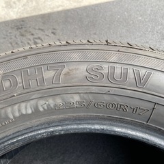 517-1）交換込み！225/60R17バリ山中古1本！21年製DELINTEの画像