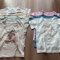 Tシャツ110 女の子向け 7着の画像