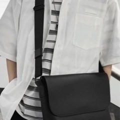  メンズ ハンドバッグ ブラックの画像