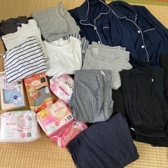 マタニティウェア、入院用前開きパジャマ、授乳服、妊婦帯