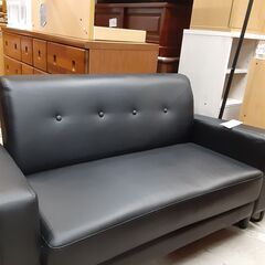 リサイクルショップどりーむ天保山店　No12591　ソファー　状態きれい　レザータイプ