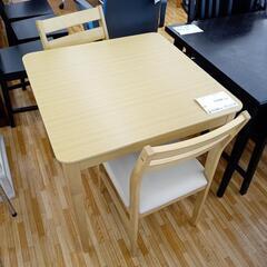 ★ジモティ割あり★ ダイニングテーブルセット 椅子2脚　ナチュラル　クリーニング済　YJ2173