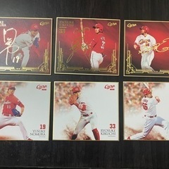 ★カープ★色紙(新井監督、鈴木誠也含む)　2017全16種コンプリートの画像