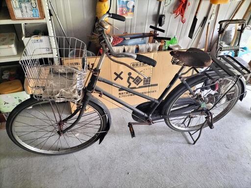 昭和レトロ旧式自転車