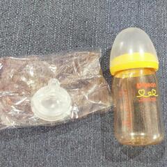ピジョン プラスチック哺乳瓶 乳首付き