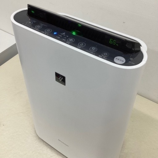 加湿空気清浄機 シャープ SHARP KC-G50-W ホワイト プラズマクラスター7000 イオン13畳 加湿14畳 空気清浄23畳 2018年製