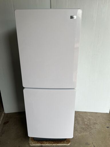 2019年製　冷蔵冷凍庫 148L　ハイアール Haier JR-NF148B ファン式 右開き 2ドア ホワイトお近くなら無料で配達いたします。