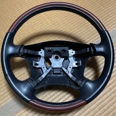 ⭐️ E52エルグランド純正ウッドコンビステアリング 中古品⭐️⭐️