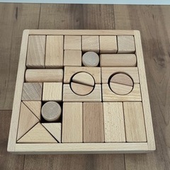 美品　木製パズル、ブロック