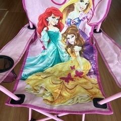 プリンセス 子ども用アウトドアチェアの画像