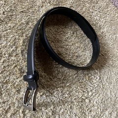契約中　ベルト　黒皮