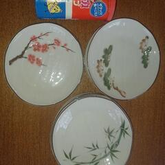 【最終値下げ】絵皿８枚【松、竹、梅】