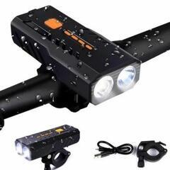 自転車 ライト LED 3000mAh大容量 1200ルーメン ...
