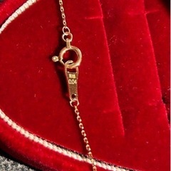 最終値下げagete K18 新品未使用ゴールド ダイヤモンド ネックレスの画像