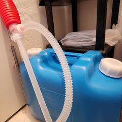 灯油用10Lポリタンク、灯油ポンプ、ポンプストッカーの画像