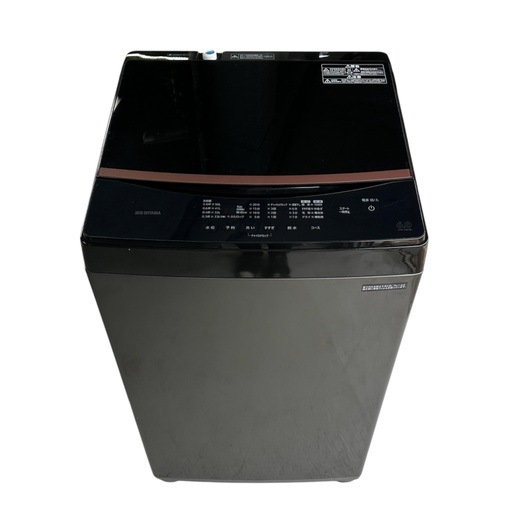 【極美品】IRIS OHYAMA アイリスオーヤマ 全自動洗濯機 2022年製 IAW-T605BL ブラック
