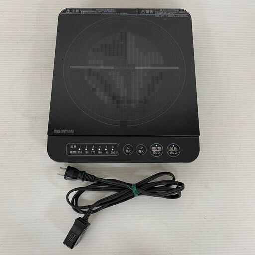【IRIS OHYAMA】 アイリスオーヤマ IHクッキングヒーター 卓上IH調理器 1400W IHコンロ IHK-T37-B