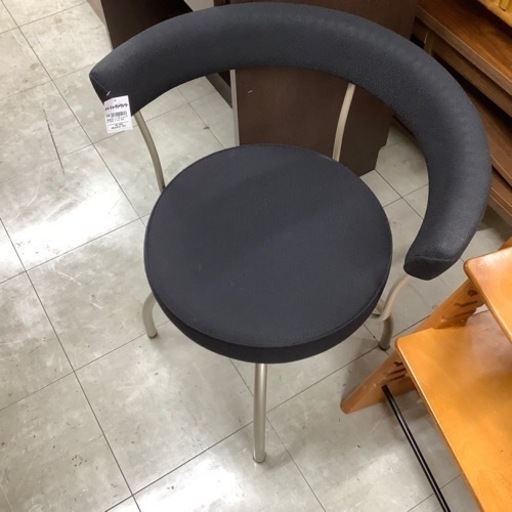 回転チェア　ビクターインテリア　FE-C303 ブラック