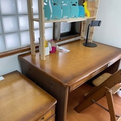 【4月9日処分予定】学習机セットの画像