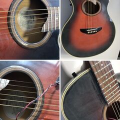 ▼【ヤマハ YAMAHA　 APX-6 エレアコ アコースティックギター 　ハードケース付 】（NF240406）Zi-1656の画像