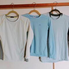 ル・コックのシャカシャカ上下と長袖シャツの画像